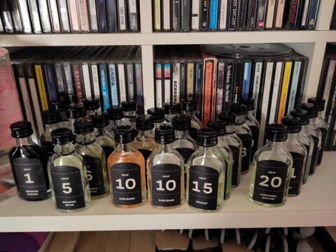 Quarantini Advent Calendar Bottles