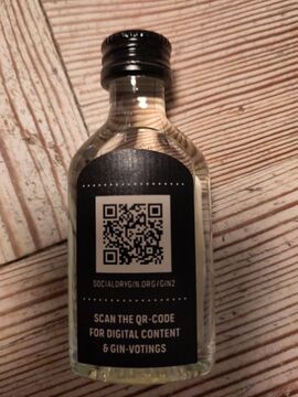 Quarantini Barrel Aged Gin Back