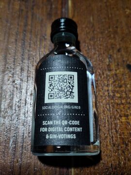 Quarantini Blueberry Gin Back