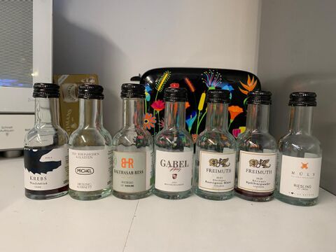 Assorted bottles from calendar