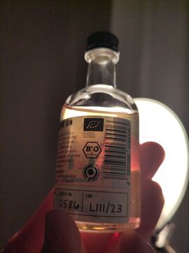 Backlit bottle back
