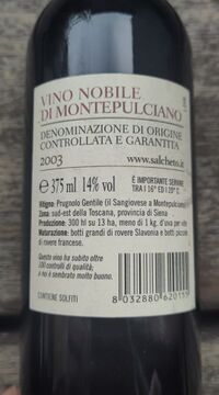 Bottle back