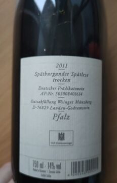 Bottle back
