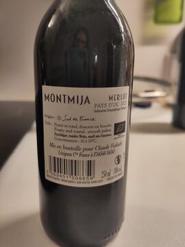 Bottle back