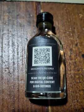 Quarantini Peach Gin Back
