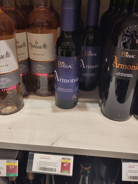File:20260622ArmoniaRouge2024DomaineBassacShelf.jpg