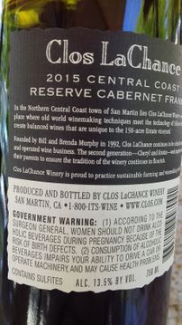 ClosLaChance2015CabernetFrancBack.jpg