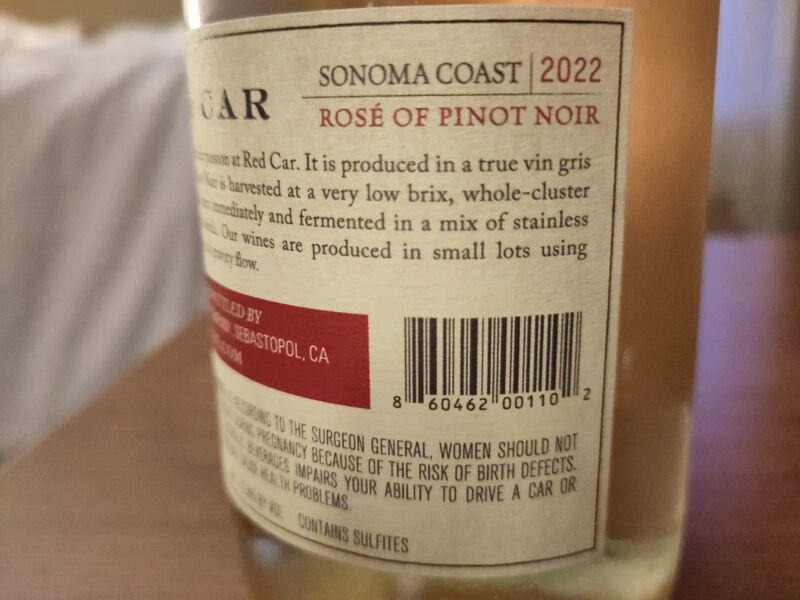 File:20230705RedCar2022RosePinotNoirBack4.jpg