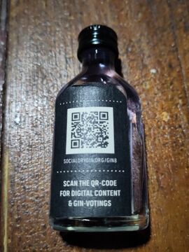 Quarantini Mulberry Gin Back