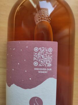 Bottle QR code