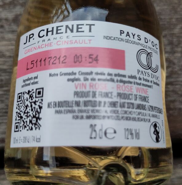 File:20260613Grenache-Cinsault2024JPChenetBackLabel.jpg