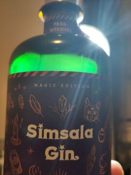 Backlit bottle