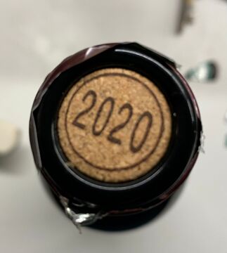 Cork in bottle