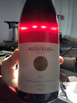 Backlit bottle