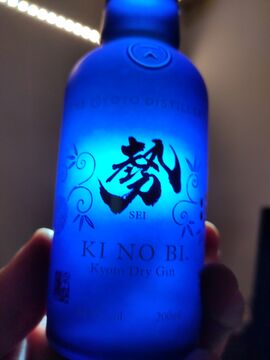 Backlit bottle