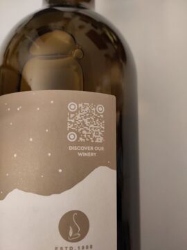 Bottle QR code