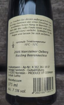 Bottle back