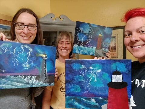 Wine Painting
