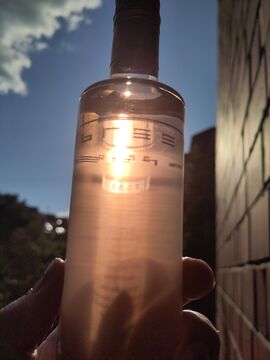 Backlit bottle