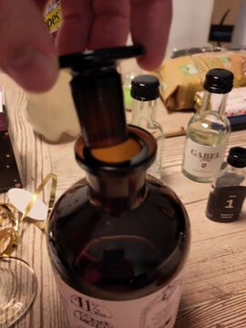 Neck of bottle