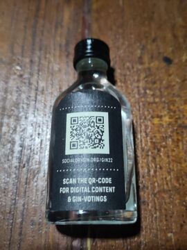 Quarantini London Dry Gin Back