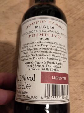 Bottle back