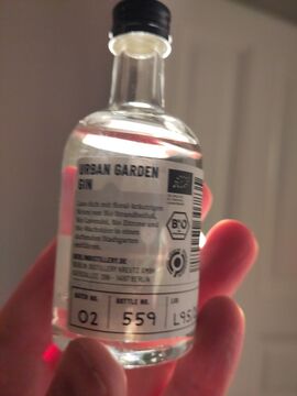 Backlit bottle back